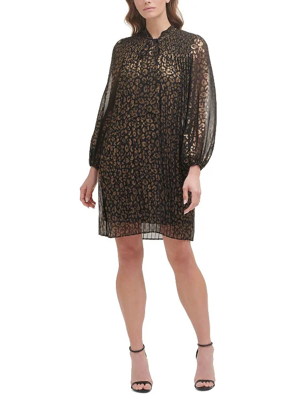Unbeatable Prices Petites Womens Animal Print Mini Mini Dress
