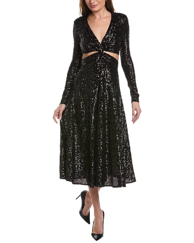 The Best Prices Michael Kors Collection Cutout Sequin Midi Dress