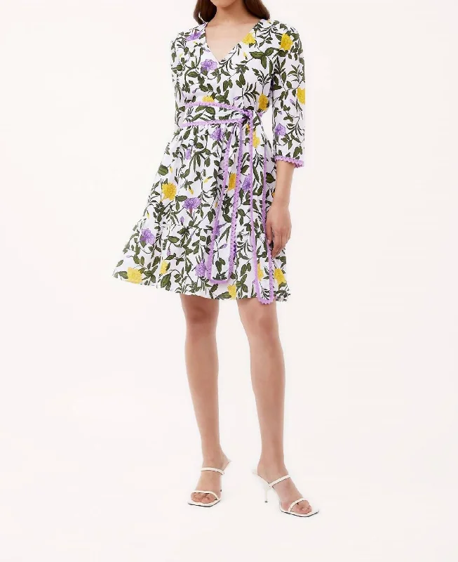 Price Fest Heidi Dress In Tuscan Gardens Iris