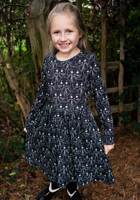 Steals and Deals Children's Cat Face Print Dress (Lottie)