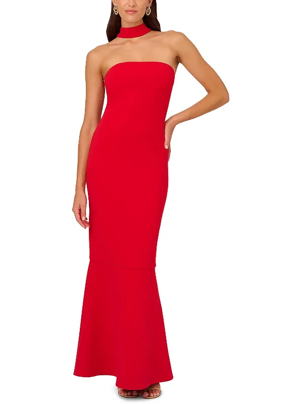 Special Discount Womens Strapless Long Evening Dress