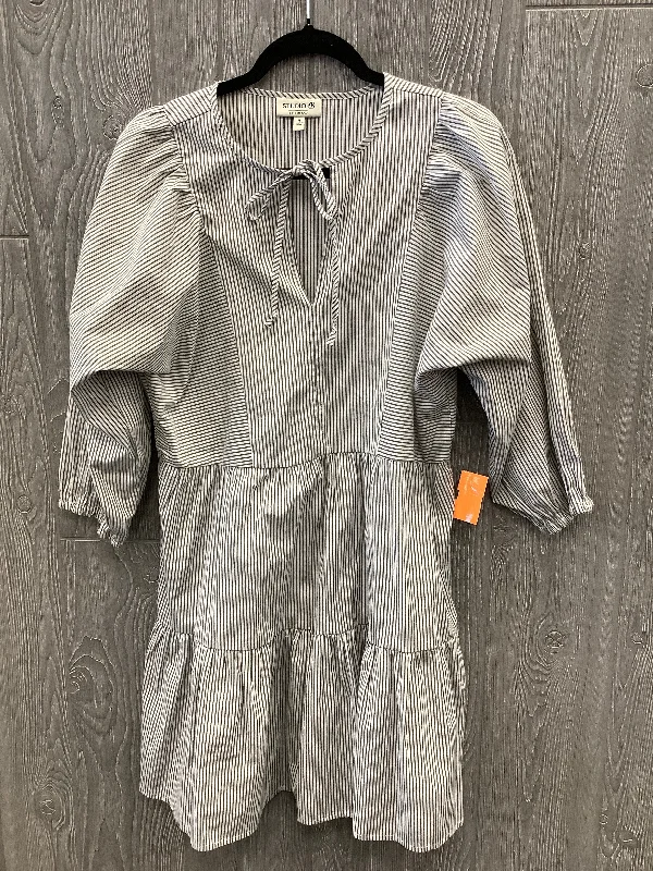 Buy Now Dress Casual Midi By Clothes Mentor In Striped Pattern, Size: M