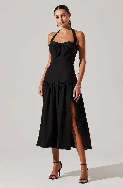 Daily Deals Adara Halter Midi Dress