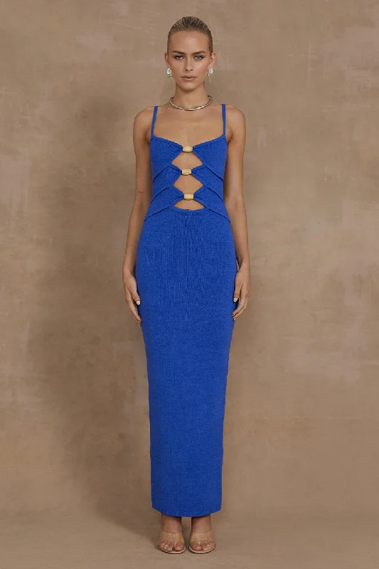 Best Deals NORMANI MIDI DRESS - ROYAL
