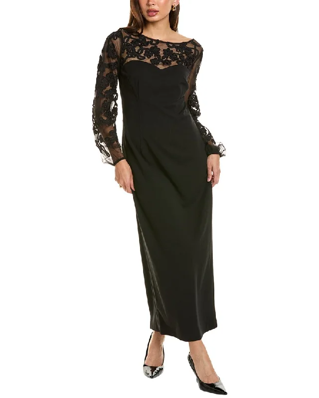Hot Deal JS Collections Linett Soutache Midi Dress