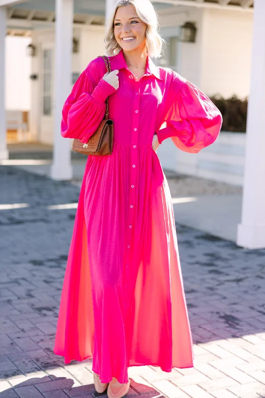 Extra Savings All For You Pink Maxi Dress