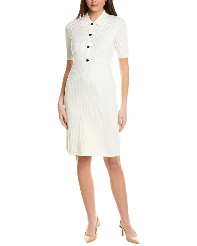 Hurry In St. John Elbow Sleeve Sheath Dress