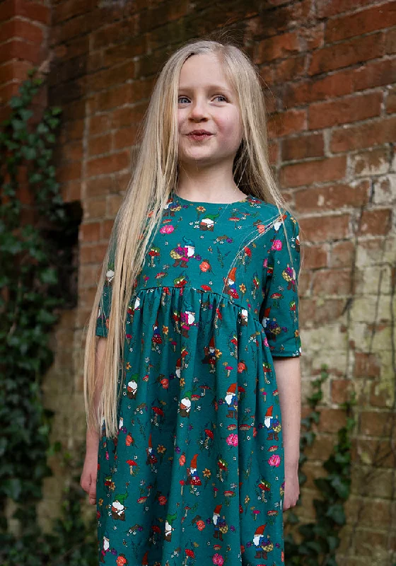 Price Rollback Children's Gnomes Print Cotton Dress (Belita)