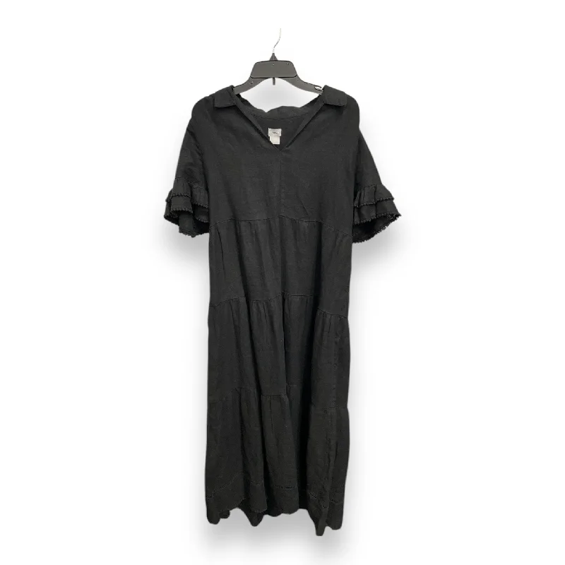 Sale Event Dress Casual Maxi By Chicos In Black, Size: M