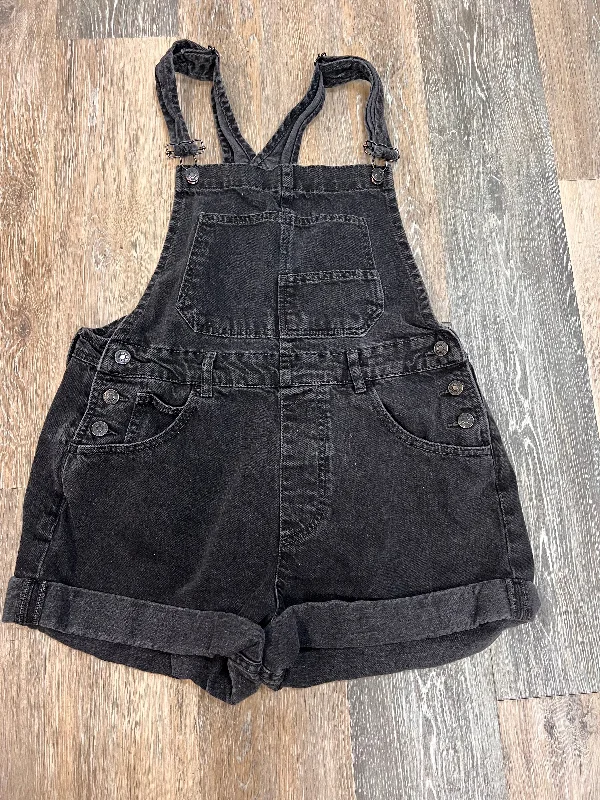 Daily Deals Shortalls By We The Free In Black Denim, Size: M