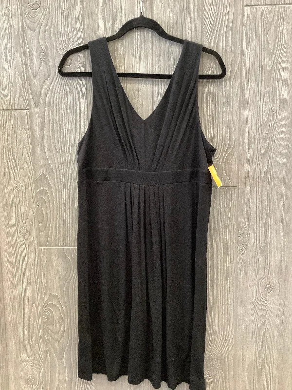 Special Promotion Dress Casual Short By Loft In Black, Size: L
