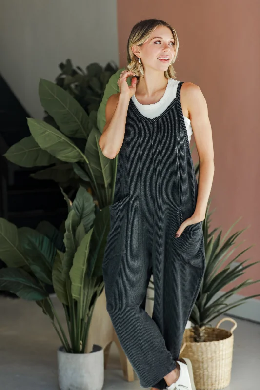 Act Fast FINAL SALE - Born To Lounge Corded Jumpsuit