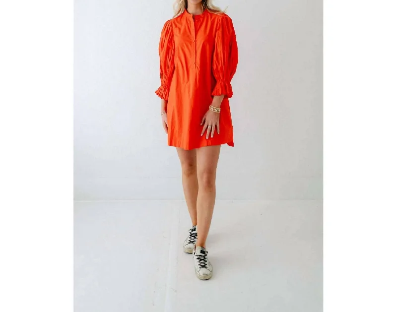 Best Bargains Park Mini Dress In Orange