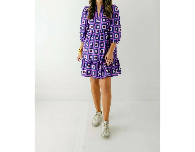 Special Price Karlie Mini Dress In Graphic Geo