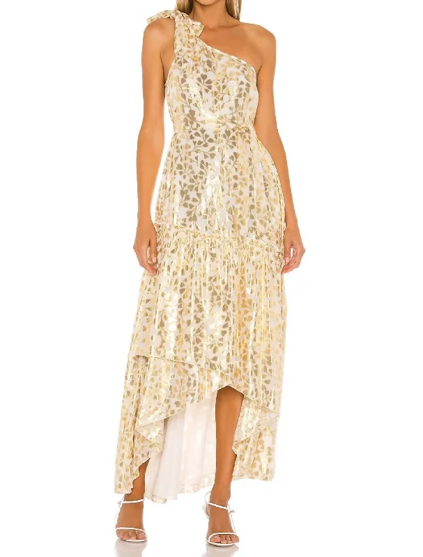 Early Access Amelia Gown In Azalea Gold