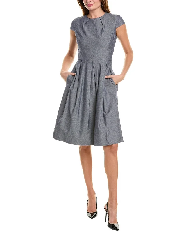 Weekend Deal Brooks Brothers Textured A-Line Dress