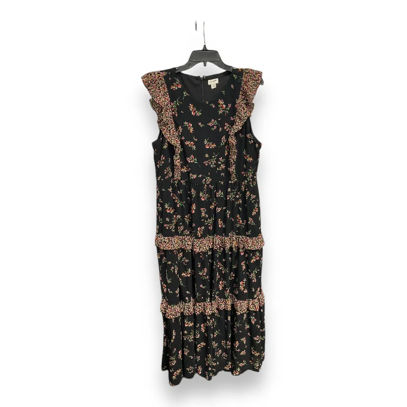 Take Advantage Dress Casual Maxi By J. Crew In Floral Print, Size: 14