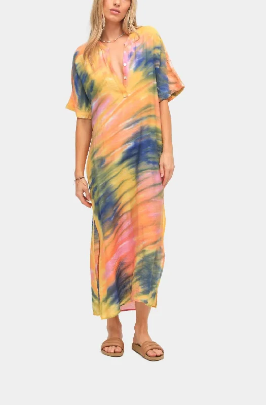 Buy More, Save More Montauk Kaftan Dress In Fazed