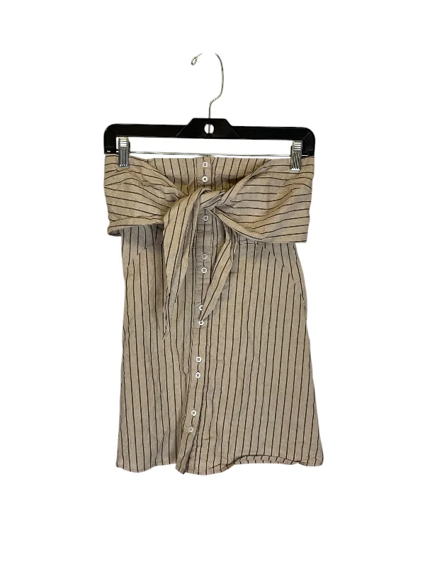 Deal of the Day Dress Casual Short By Free People In Striped Pattern, Size: S