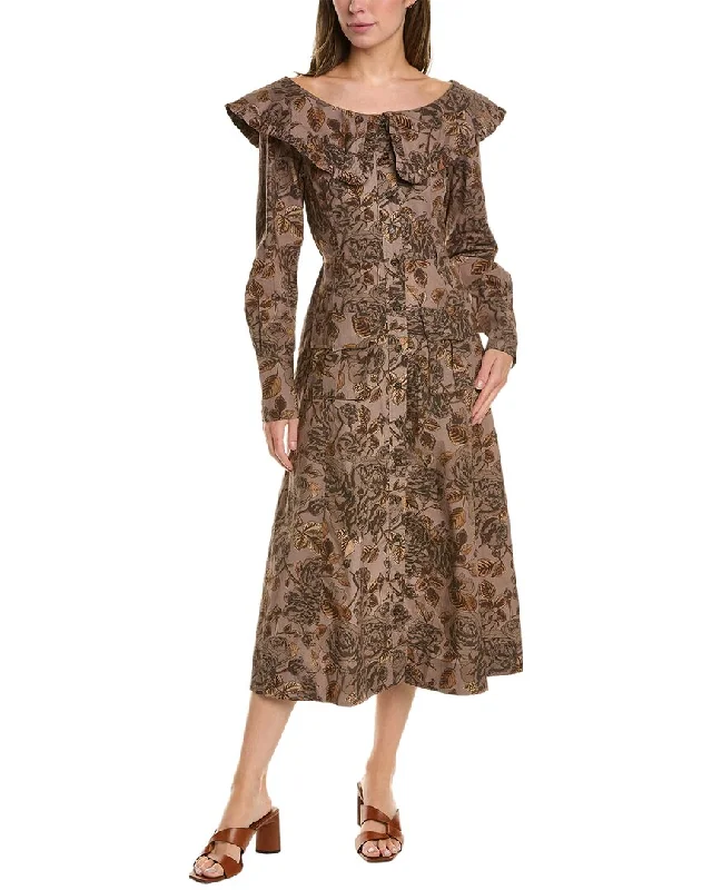 Don't Wait GANNI Cargo Midi Dress