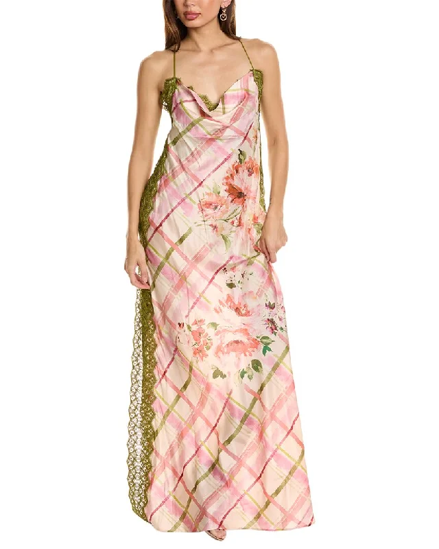 Exclusive Preview Alberta Ferretti Silk Gown