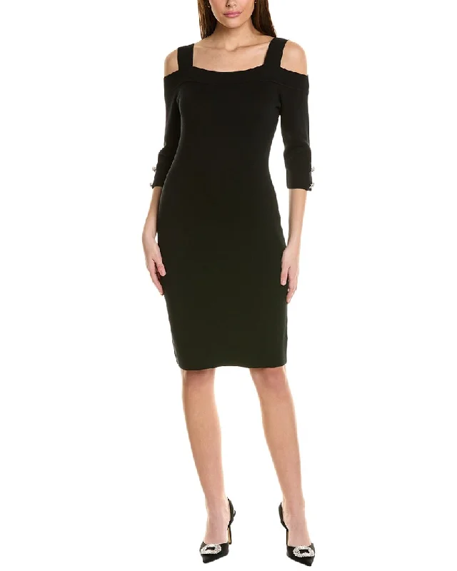 Big Savings St. John Stretch Sheath Dress