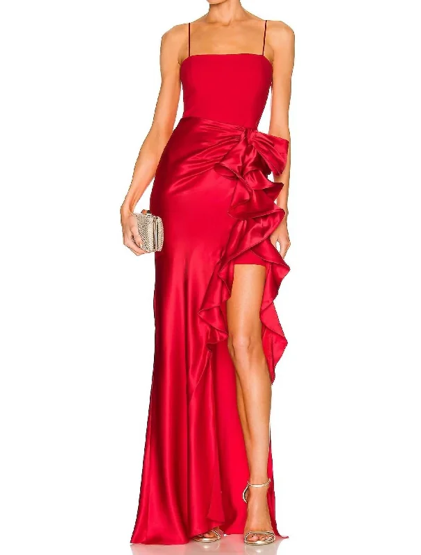 Fantastic Deals Drina Gown In Red
