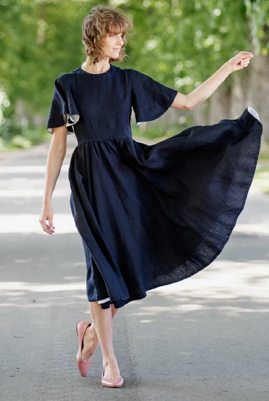 The Best Prices Butterfly Sleeve Dress, Short Sleeve