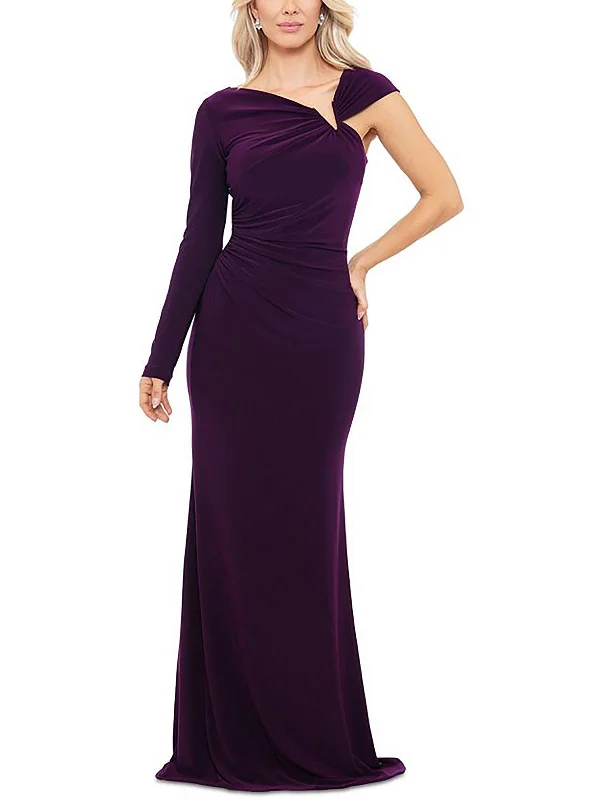 Price Reduction Womens Asymmetric Long Evening Dress