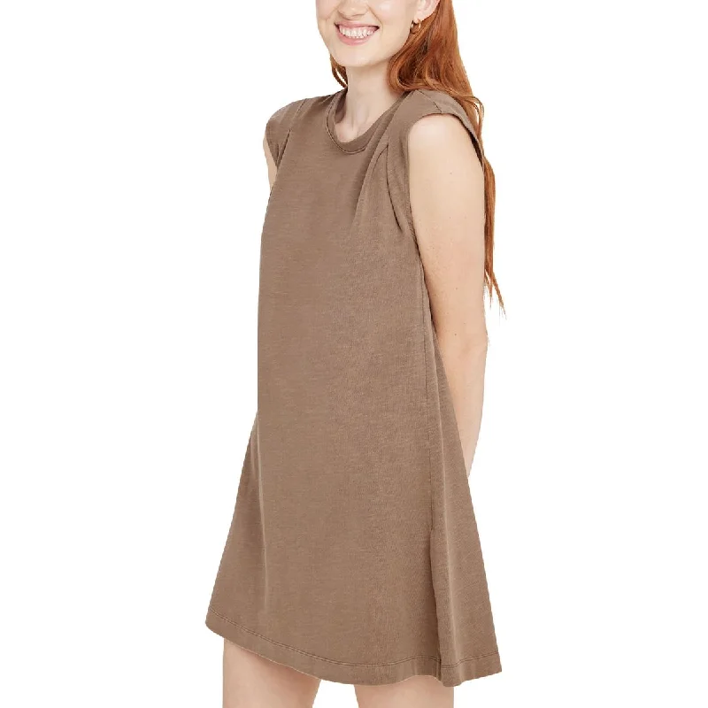 Shop and Save Evie Womens Comfy Mini T-Shirt Dress