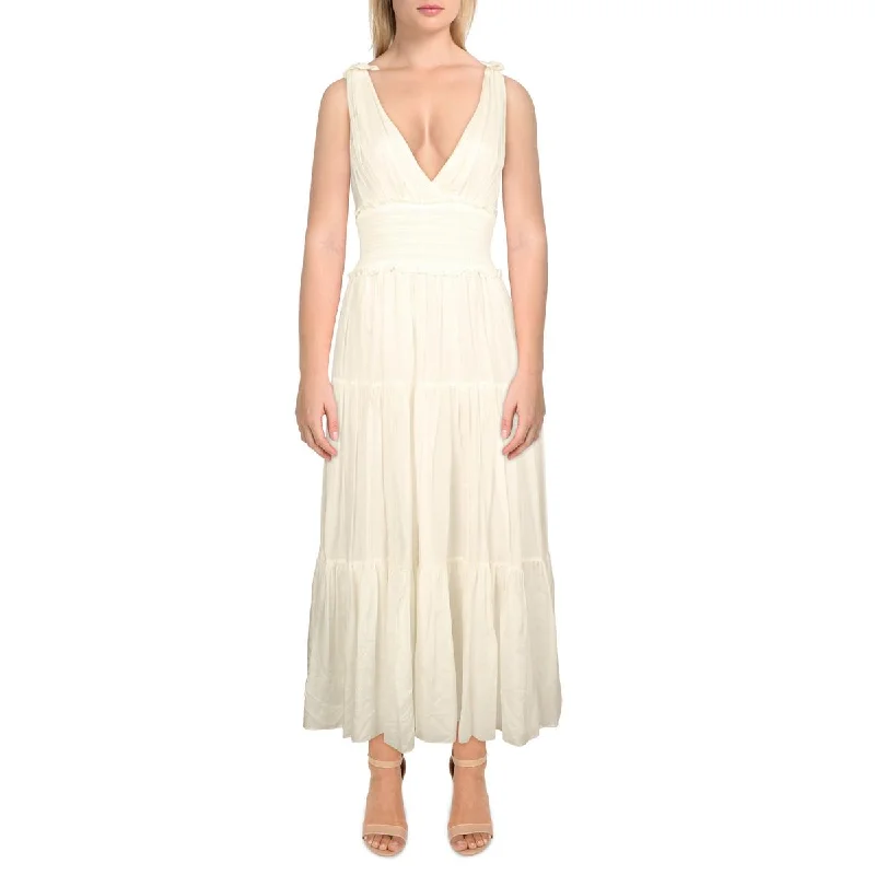 Today's Special Tamar Womens Silk Midi Midi Dress