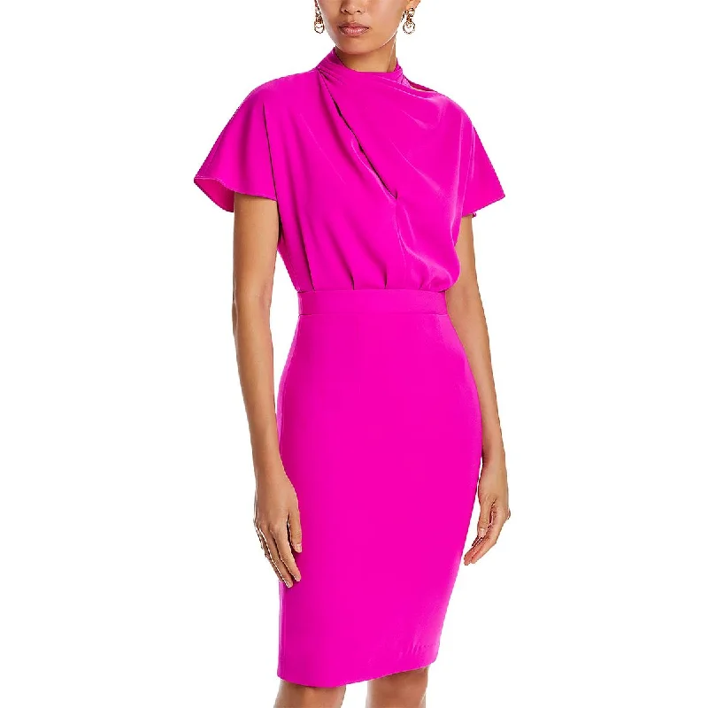 Amazing Deals Estella Womens Pleated Midi Cocktail And Party Dress