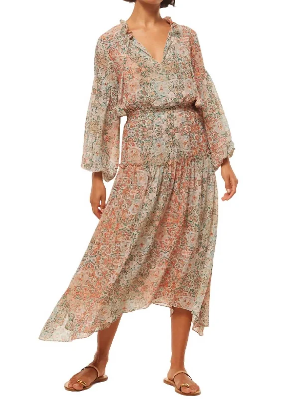 Limited Time Offer Tasia Dress In Ombre Tapestry