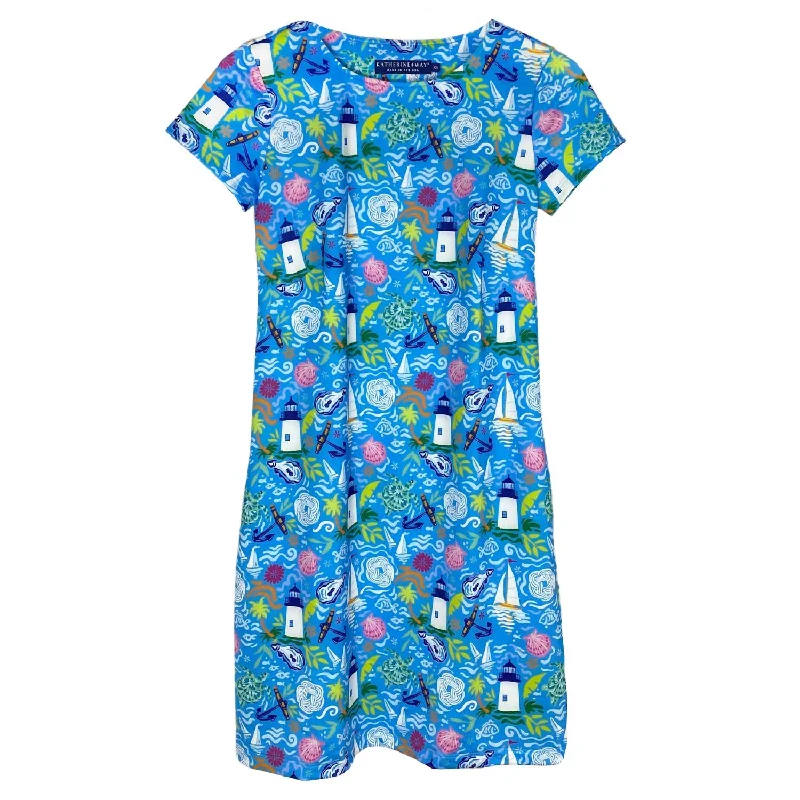 Markdown Madness Women Key West Dress In Harbor Lights