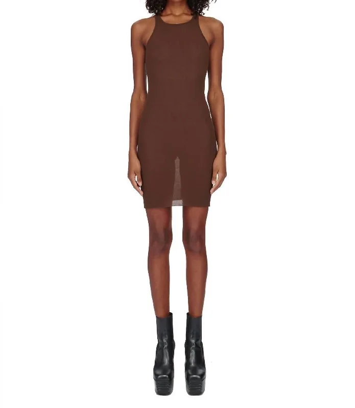Savings Event Abito Tank Dress In Brown