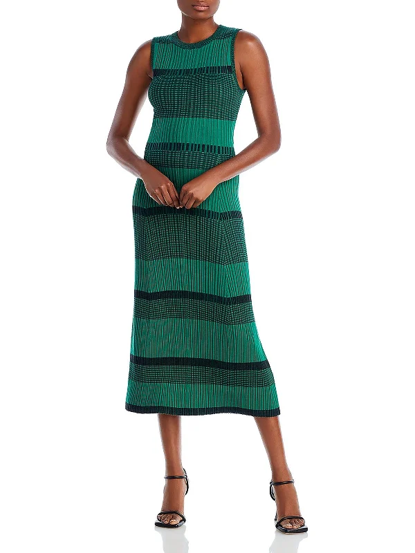 Early Access Womens Silk Sleeveless Sweaterdress