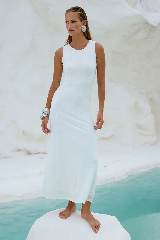 Special Discount EOS MIDI DRESS - IVORY