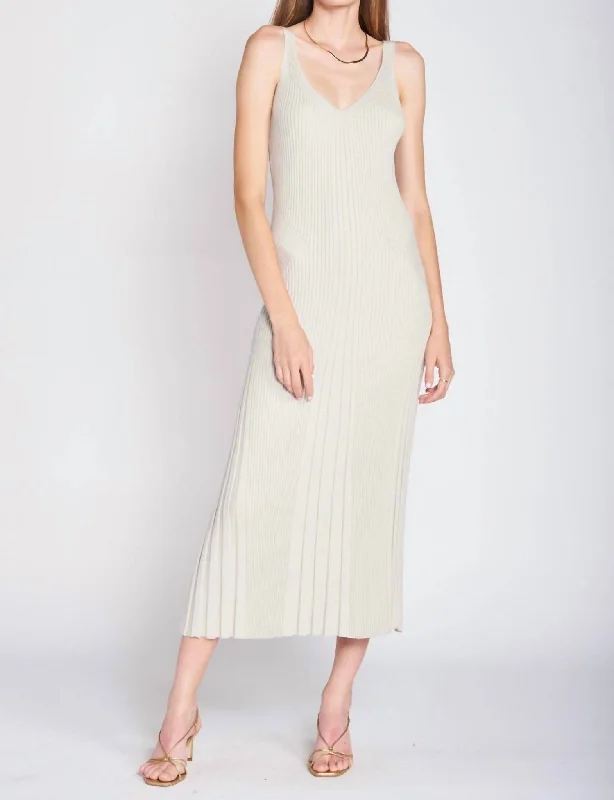 Buy Now Palma Knit Dress In Ivory
