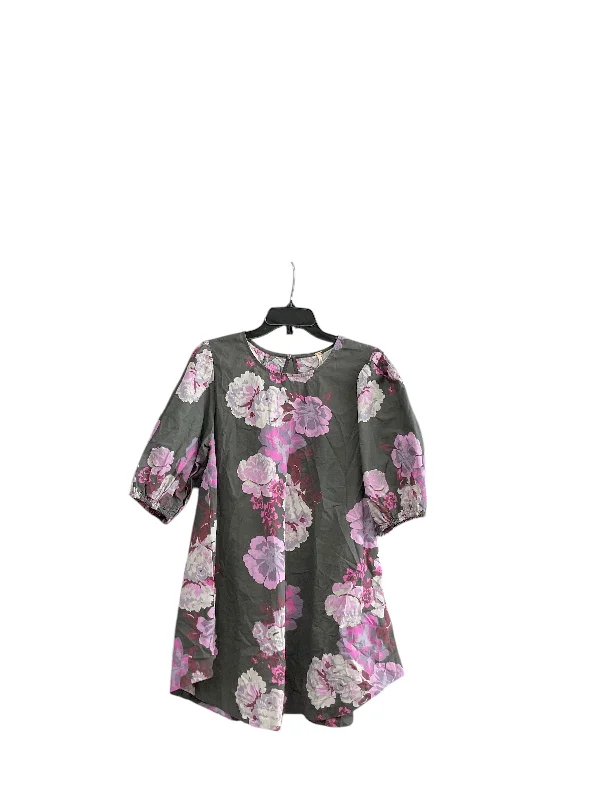 Loyalty Reward Dress Casual Short By Free People In Grey & Purple, Size: S