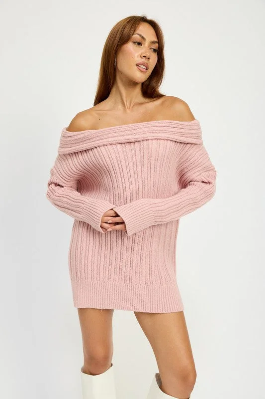 Daily Specials OVERSIZED OFF SHOULDER SWEATER
