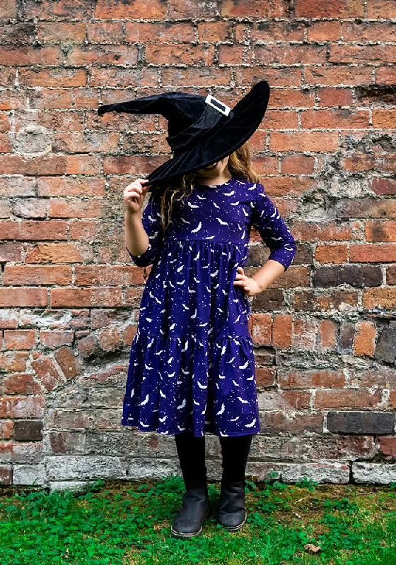 Limited Time Discount Children's Bat Print Dress (Bertel)