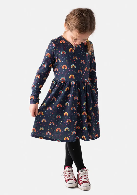 Limited Edition Children's Rainbow Print Dress (Dorothy)