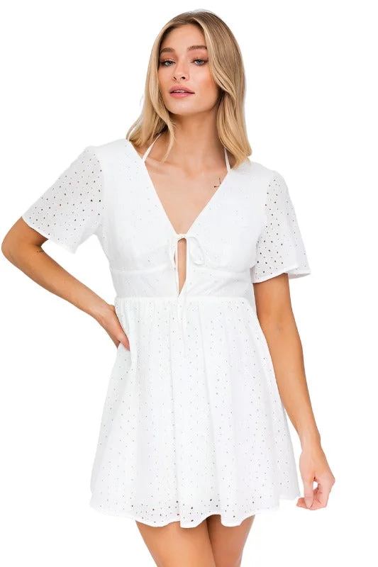 Super Savings Short Sleeve Babydoll Style Dress