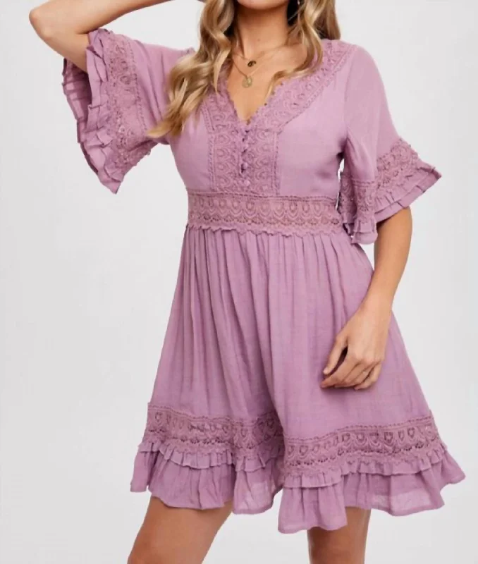 Crazy Savings Val Dress In Rose