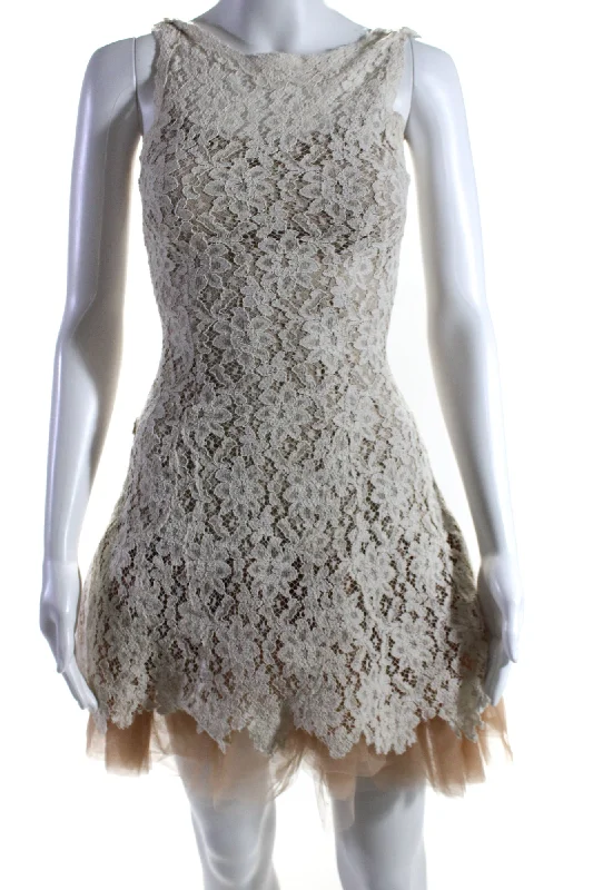 Extra Savings nha khanh Womens Milace Dress White