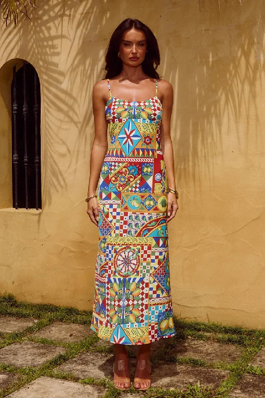 Savings Spectacular ROWENA MAXI DRESS - PHAEDRA PRINT