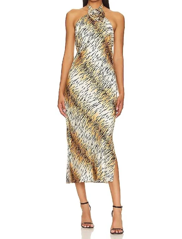 Clearance Event Lenzy Dress In Tiger