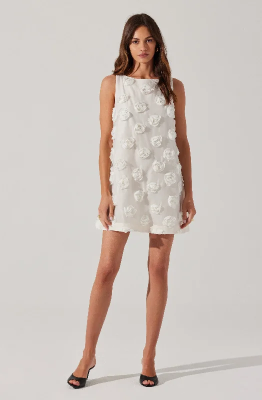 Buy More, Save More Floria 3D Floral Appliqué Dress