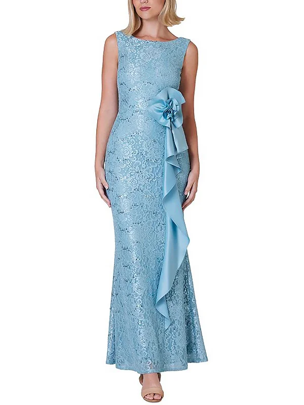 Unmissable Offer Womens Sequined Lace Evening Dress