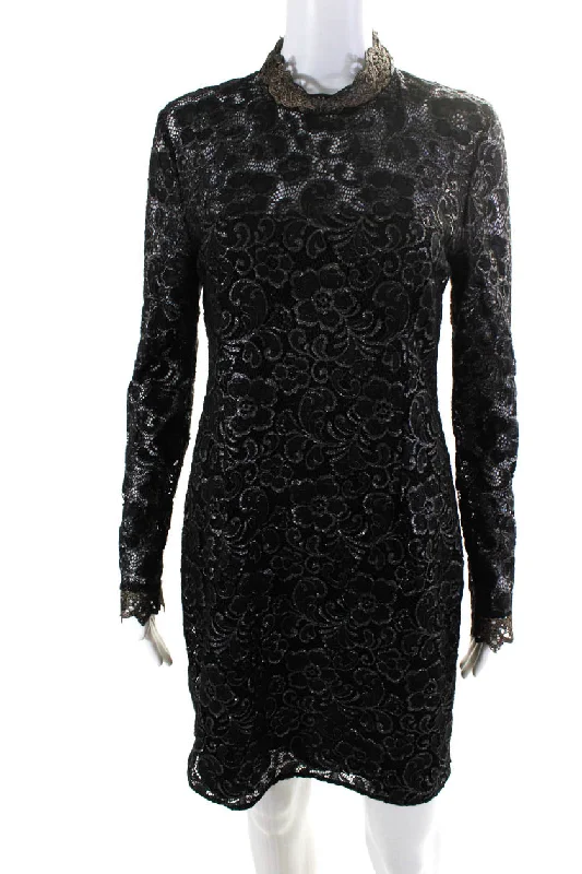 Price Buster Rachel Zoe Womens Gold Metallic Hunter Dress